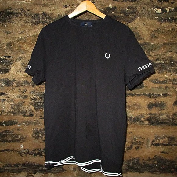 End X Mastermind World X Fred Perry T-Shirt - Picture 1 of 13